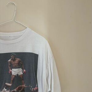 Muhammed Ali Vintage Cropped Graphic tee